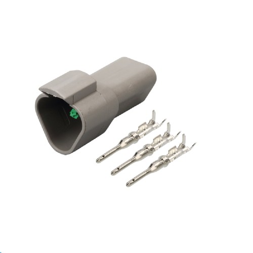 1 Set Elecje DT 3 Pin Male Shell with Contacts Auto Waterproof Connector Automotive Sealed