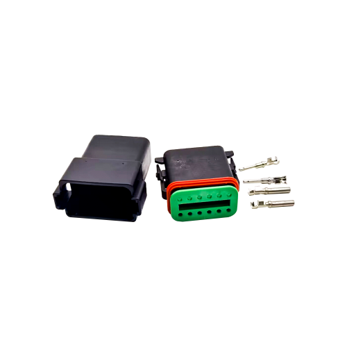 12P Male Female Mating Connector 12 Pin PA66 Waterproof Automotive Sealed Connector Elecje (Excluded Contacts)