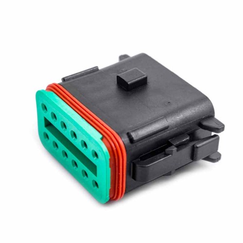 12P Male Female Mating Connector 12 Pin PA66 Waterproof Automotive Sealed Connector Elecje (Excluded Contacts)