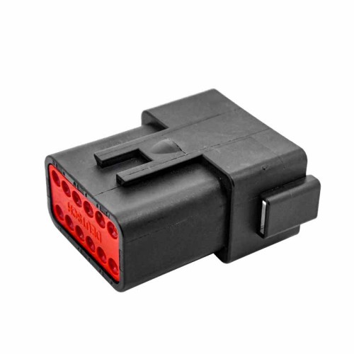 12P Male Female Mating Connector 12 Pin PA66 Waterproof Automotive Sealed Connector Elecje (Excluded Contacts)