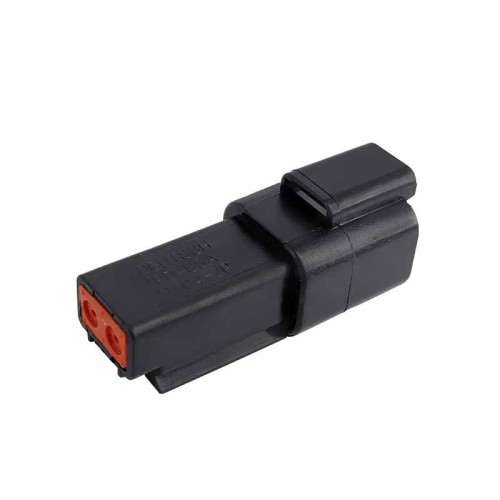2 Pin PA66 Waterproof Automotive Sealed Connector 2P Male Female Mating Connector Elecje (Excluded Contacts)