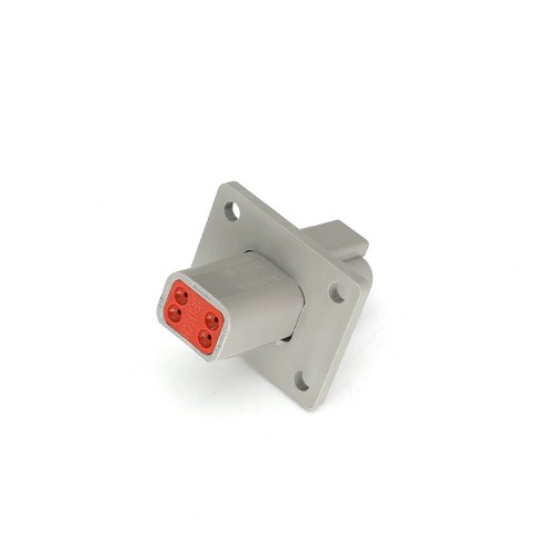 4-hole Flange Waterproof Automotive Sealed Connector 4 Pin DT Male Female for Wire DT04-4P-L012 Elecje