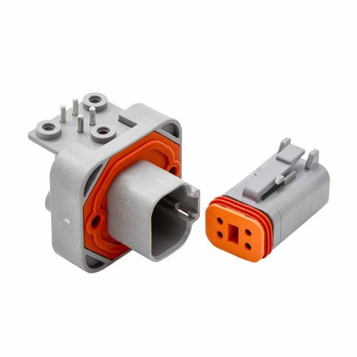Automotive Sealed Connector 4 Pin Right Angle Waterproof Female Male Elecje DT13-4P for Electric Motorcycles