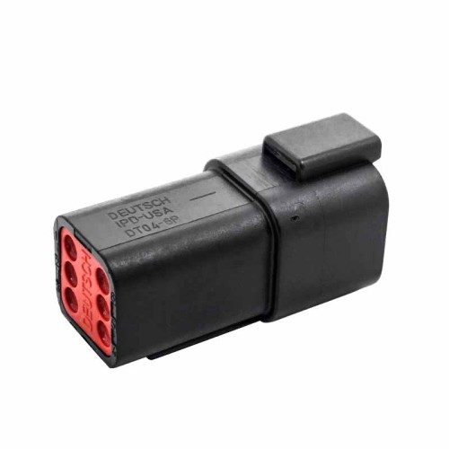 Automotive Sealed Connector 6 Pin PA66 Waterproof 6P Male Female Mating Connector Elecje (Excluded Contacts)