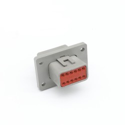 Elecje 12 Pin Waterproof Automotive Sealed Connector Male Female for Wire 4-hole Flange DT04-12P-L012