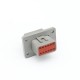 Elecje 12 Pin Waterproof Automotive Sealed Connector Male Female for Wire 4-hole Flange DT04-12P-L012