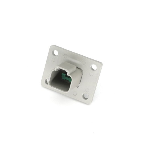Elecje 2 Pin Female Male Waterproof Automotive Sealed Connector for Wire with 4-hole Flange DT04-2P-L012