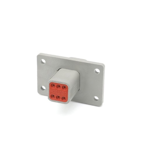 Elecje 6 Pin Waterproof Automotive Sealed Connector DT Male Female for Wire 4-hole Flange DT04-6P-L012