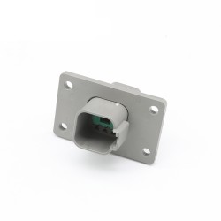 Elecje 6 Pin Waterproof Automotive Sealed Connector DT Male Female for Wire 4-hole Flange DT04-6P-L012