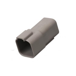 Elecje DT 6 Pin Male Shell No Contacts Auto Waterproof Connector Automotive Sealed DT04-6P
