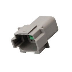 Elecje DT 8 Pin Male Shell No Contacts Auto Waterproof Connector Automotive Sealed DT04-8P