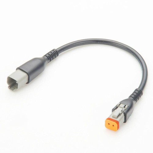 Elecje Dt06-2S To Dt06-2P Lead Two Way Plug With Cable 0.1M