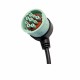 Elecje J1939 9 Pin Male to J1708 6 Pin Male Right Angle Cable CAN Cable