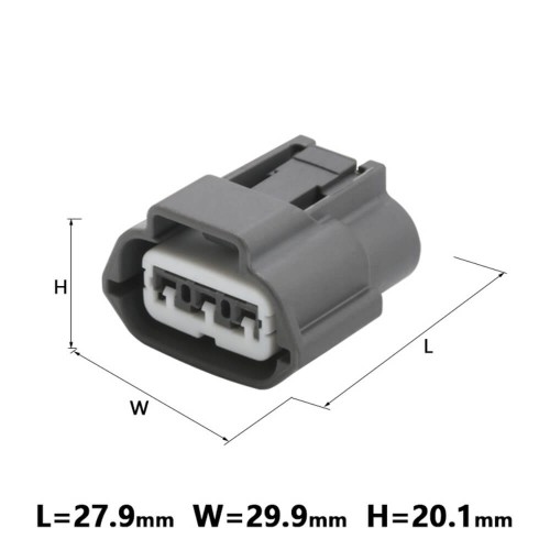 Female 3 Pin Electronic Wire Auto Connector Female 3 Pin Electronic Wire Auto Connector
