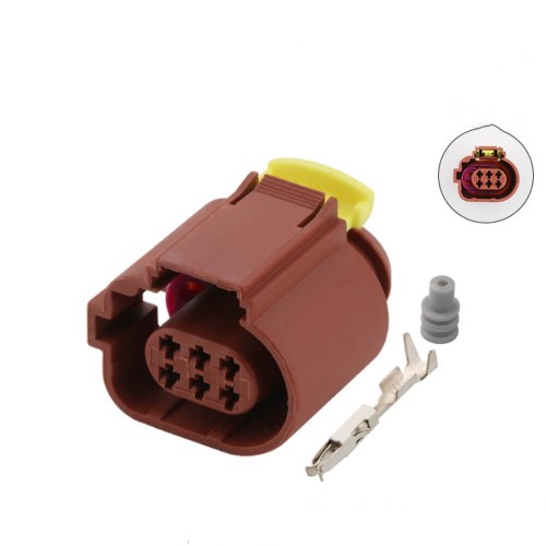 Female Automobile Equivalent 6 Pin Cable Waterproof Connector Female Automobile Equivalent 6 Pin Cable Waterproof Connector