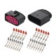 Female Socket Male Plug 14Pins Connector Receptacle Hosing Female Socket Male Plug 14Pins Connector Receptacle Hosing