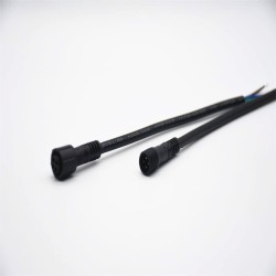 M10 4pin Connector With 0.2M Length IP67 Waterproof 3*0.3㎜² Cable Male Female Connector For LED