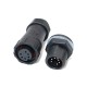 M12 Panel Front Mounted Waterproof Connector Solder Type for Cable 6 pin Mechanical Equipment Waterproof Plug Outdoor M12 Panel Front Mounted Waterproof Connector Solder Type for Cable 6 pin Mechanical Equipment Waterproof Plug Outdoor