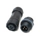 M12 Waterproof Panel Back Mounted Connector Solder Type for Cable 3 pin Mechanical Equipment Nylon PA66 Material M12 Waterproof Panel Back Mounted Connector Solder Type for Cable 3 pin Mechanical Equipment Nylon PA66 Material