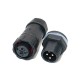 M12 Waterproof Panel Front Mounted Connector Solder Type for Cable 3 pin Mechanical Equipment Nylon PA66 Material M12 Waterproof Panel Front Mounted Connector Solder Type for Cable 3 pin Mechanical Equipment Nylon PA66 Material