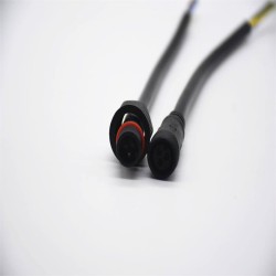 M15 3Pin Connector IP67 Waterproof 0.2M Length 2*0.75㎜² Cable Male And Female Screw Joint Connector For LED