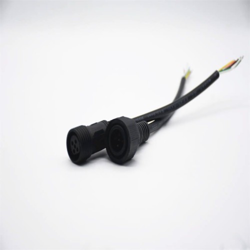 M19 Gold- Plated Copper 5Pin Connector IP67 Waterproof 0.2M Length 5*0.3㎜² Cable Male And Female Screw Joint Connector For LED M19 Gold- Plated Copper 5Pin Connector IP67 Waterproof 0.2M Length 5*0.3㎜² Cable Male And Female Screw Joint Connector For LED
