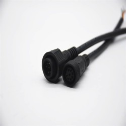 M19 Gold- Plated Copper 7Pin Male And Female Screw Joint Connector IP67 Nylon Waterproof 0.2M Length 8*0.3㎜² Cable For LED
