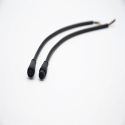 M7 Black PVC 6Pin Connector For AC/DC IP67 Nylon Waterproof 6*0.2㎜² Cable Male And Female Connector For LED