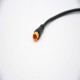 M8 Orange Rubber Core 3Pin Male And Female Connector For AC/DC IP67 Nylon Waterproof 1M Length 3*0.2㎜² Cable For LED M8 Orange Rubber Core 3Pin Male And Female Connector For AC/DC IP67 Nylon Waterproof 1M Length 3*0.2㎜² Cable For LED