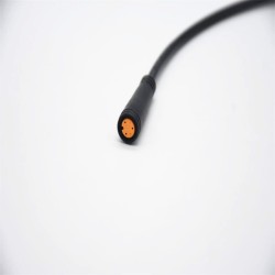 M8 Orange Rubber Core 3Pin Male And Female Connector For AC/DC IP67 Nylon Waterproof 1M Length 3*0.2㎜² Cable For LED