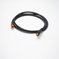 M8 Orange Rubber Core 3Pin Male And Female Connector For AC/DC IP67 Nylon Waterproof 1M Length 3*0.2㎜² Cable For LED