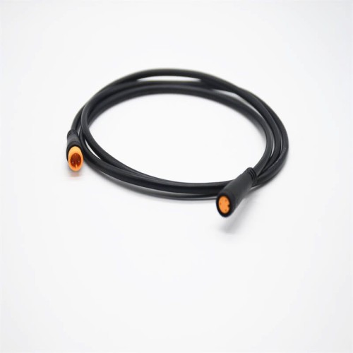 M8 Orange Rubber Core 3Pin Male And Female Connector For AC/DC IP67 Nylon Waterproof 1M Length 3*0.2㎜² Cable For LED M8 Orange Rubber Core 3Pin Male And Female Connector For AC/DC IP67 Nylon Waterproof 1M Length 3*0.2㎜² Cable For LED