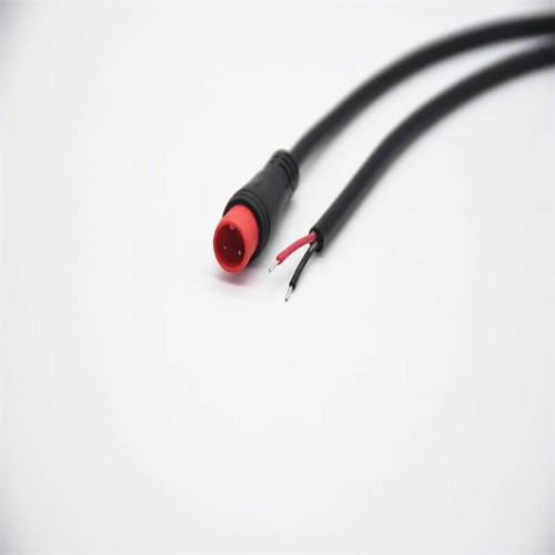 M8 Red Rubber Core 2Pin Male And Female Connector For AC/DC IP67 Nylon Waterproof 1M Length 2*0.2㎜² Cable For LED M8 Red Rubber Core 2Pin Male And Female Connector For AC/DC IP67 Nylon Waterproof 1M Length 2*0.2㎜² Cable For LED