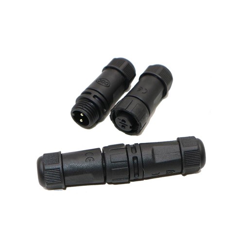 Nylon 2pin IP67 waterproof power male female m12 connector Docking Solder Type For Cable Connector for LED Strips Nylon 2pin IP67 waterproof power male female m12 connector Docking Solder Type For Cable Connector for LED Strips