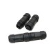 Nylon 2pin IP67 waterproof power male female m12 connector Docking Solder Type For Cable Connector for LED Strips Nylon 2pin IP67 waterproof power male female m12 connector Docking Solder Type For Cable Connector for LED Strips
