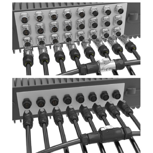 5 Pin Waterproof Aviation Socket Panel Type Circular Connector LP20 Series 5 Pin Waterproof Aviation Socket Panel Type Circular Connector LP20 Series