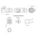 5 Pin Waterproof Aviation Socket Panel Type Circular Connector LP20 Series 5 Pin Waterproof Aviation Socket Panel Type Circular Connector LP20 Series