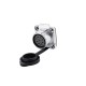 LP20 Type 9 Pin Female Socket IP67 Waterproof Connector With Dust Cover
