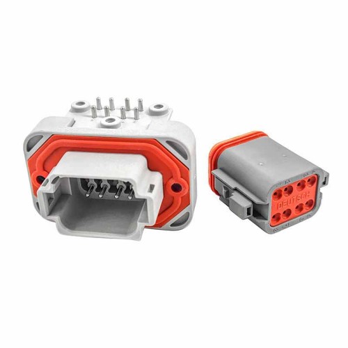 R/A 8 Pin Right Angle Waterproof Female Male Automotive Sealed Connector Elecje DT13-8P for Electric Vehicles
