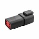 Waterproof Automotive Sealed Connector 4 Pin PA66 4P Male Female Mating Connector Elecje (Excluded Contacts)