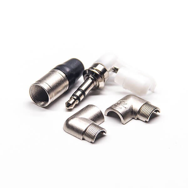 Right Angle 3.5mm Connector Original Audio Male Plug For Cable