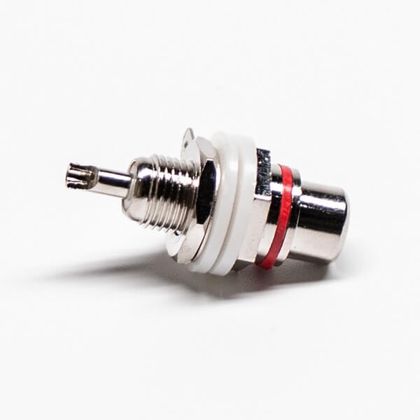 RCA Connector Jack Straight Push on Solder Type for Cable