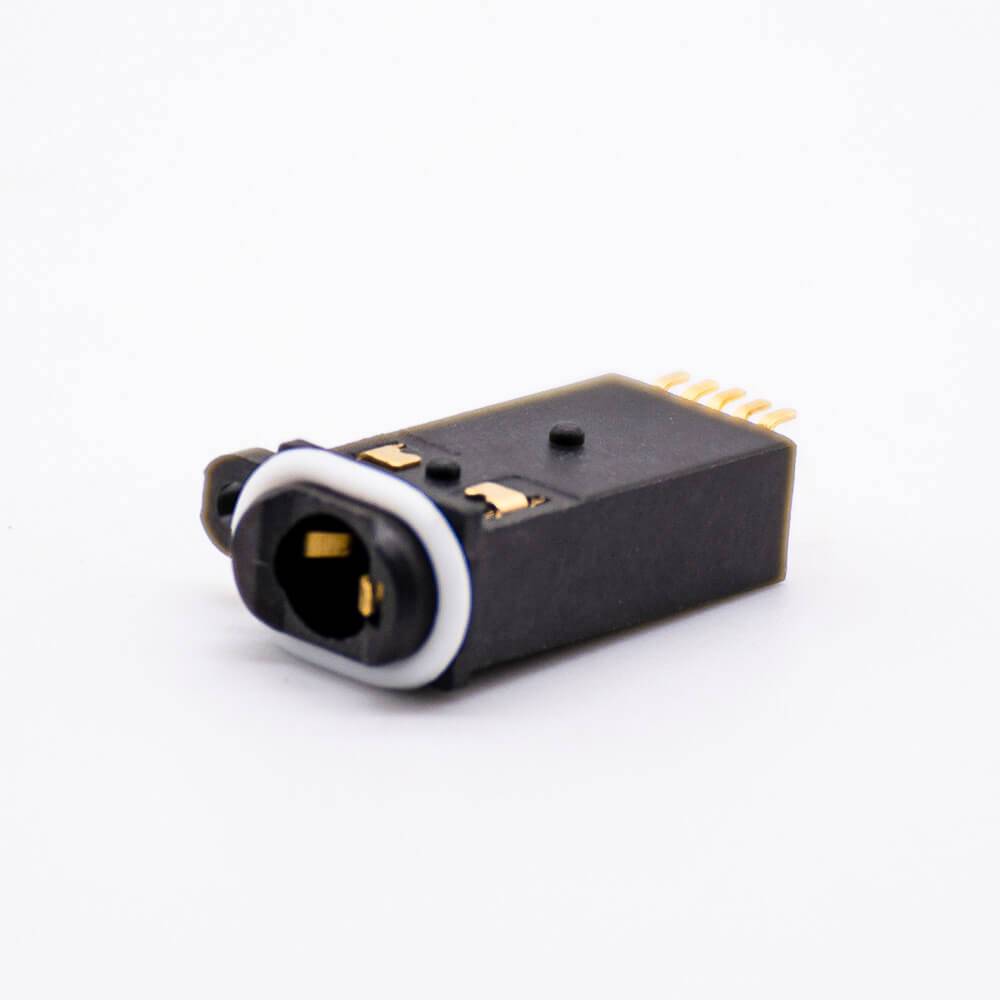 4 Pole headphone Jack Waterproof Earphone Jack 3.5mm 4 Pole SMT IP67