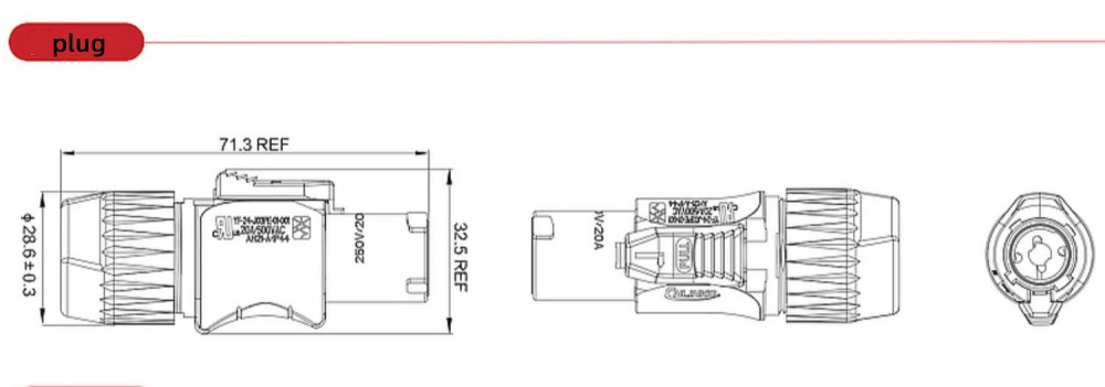 Connectors Signal Pins Contacts Socket Female Male Plug Electric Pole Connectors