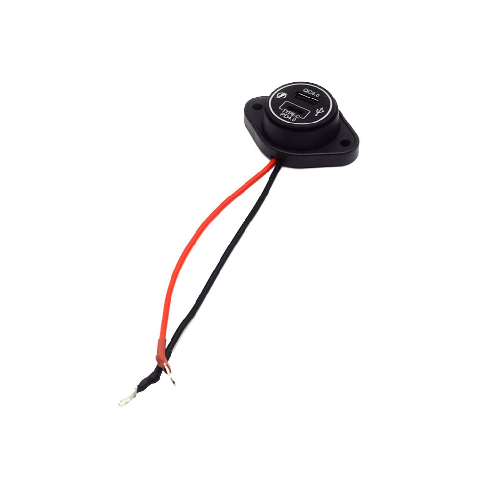 Automotive and Motorcycle New High-Power Paste type QC4.0 PD Charger for Phones and Laptops