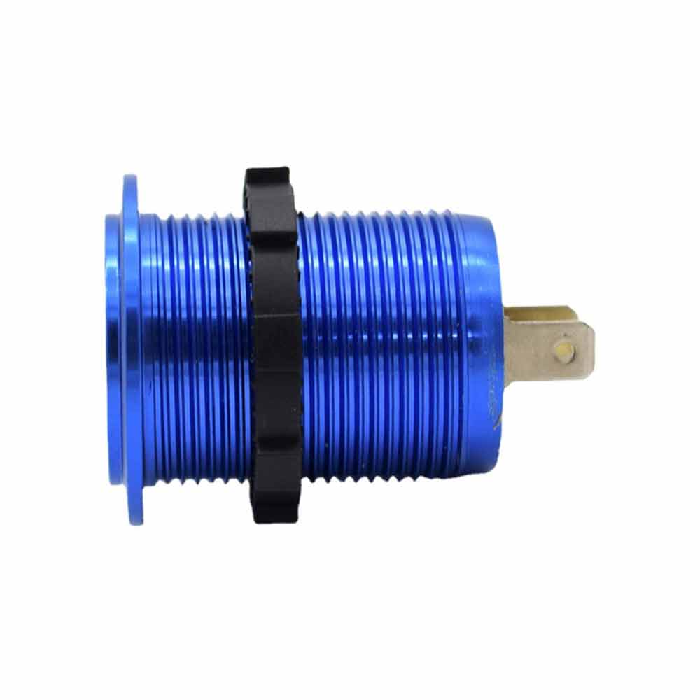 Fireproof Aluminum Alloy QC3.0+TYPE-C PD Fast Charger Automotive and Marine Modified QC3.0 Charger