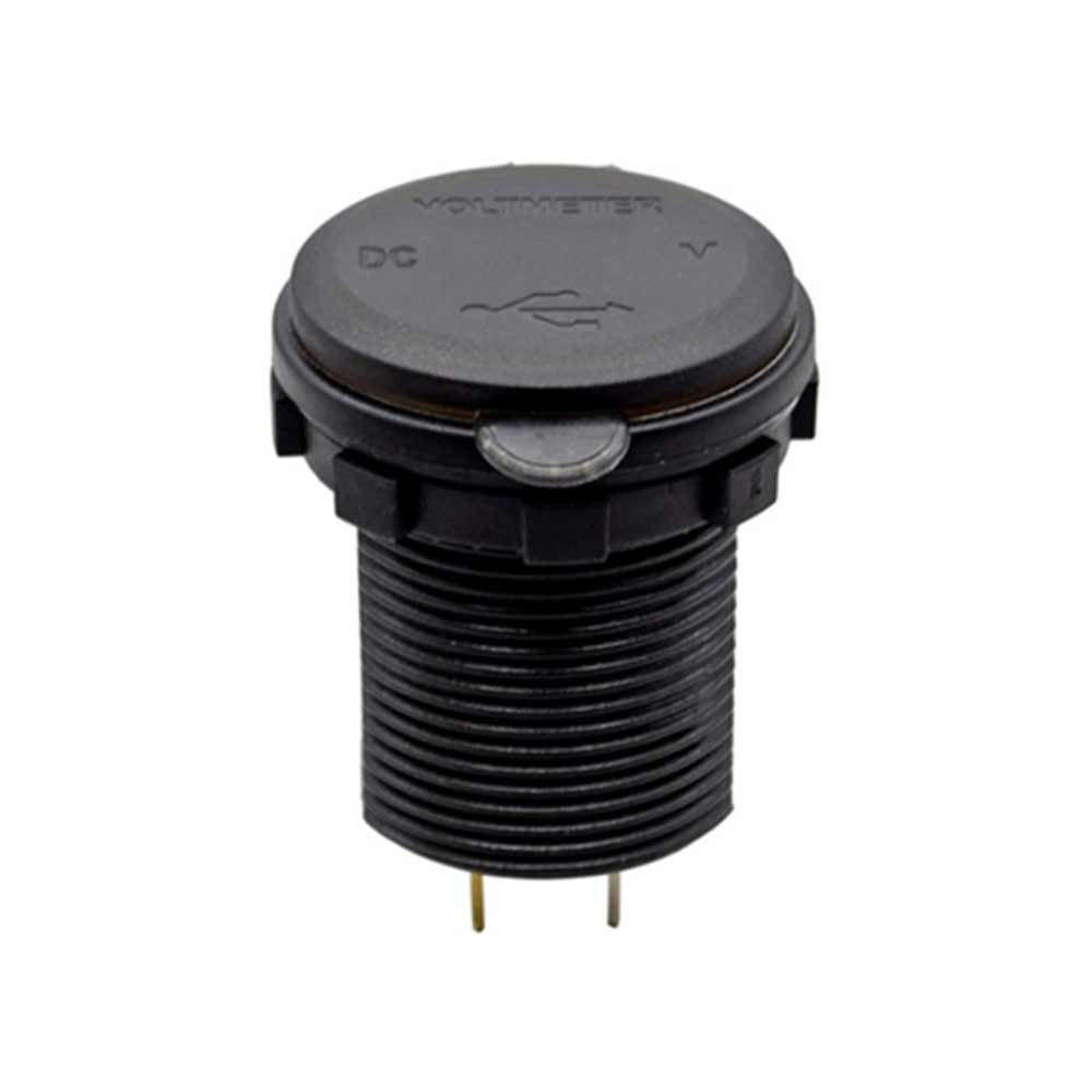Modified QC3.0 In-car Charger with Dual USB Equipped with Voltage Detection and Switch Suitable for Yachts and Boats
