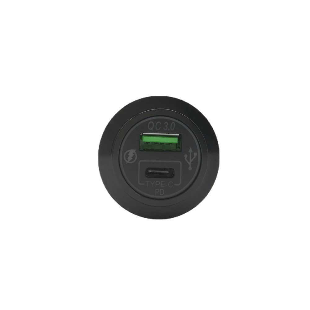 Motorcycle and Car Modified PD Charger with Intelligent Type-C Port Distribution