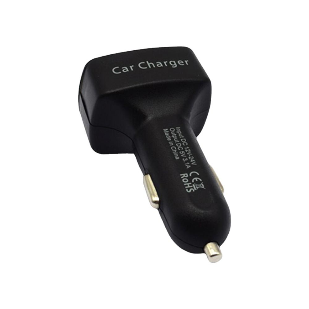 Original Cigarette Lighter Car Charger 3.1A High Current with Voltage Current and Temperature Display Four-in-One Charging