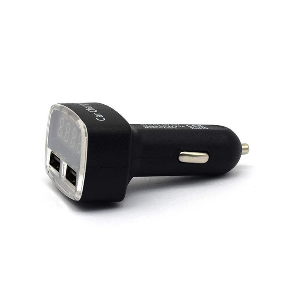 Original Cigarette Lighter Car Charger 3.1A High Current with Voltage Current and Temperature Display Four-in-One Charging